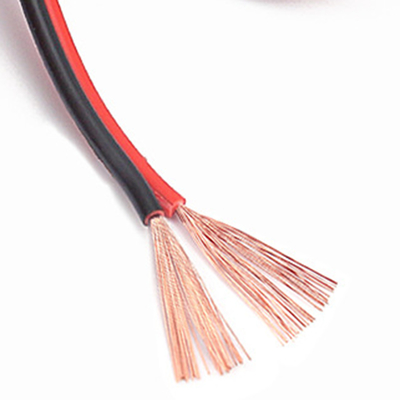 Paralela preta vermelha do fio audio de alumínio folheado de cobre puro da transmissão