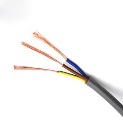 Fio elétrico flexível favorável ao meio ambiente de cobre livre 3x1.0mm2 do PVC do oxigênio