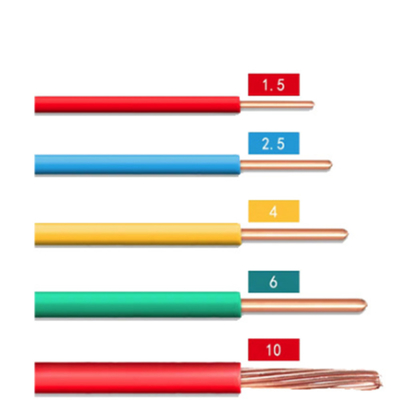 2,5 de cobre impermeáveis Sqmm 1 cabo do núcleo, único núcleo Heatproof Flex Cable